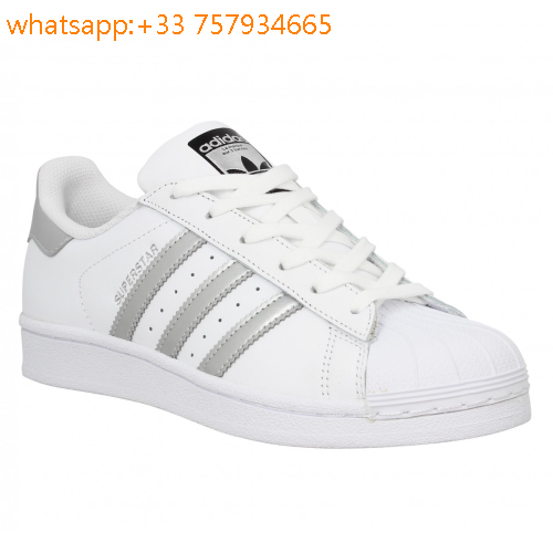 superstar blanche et argent
