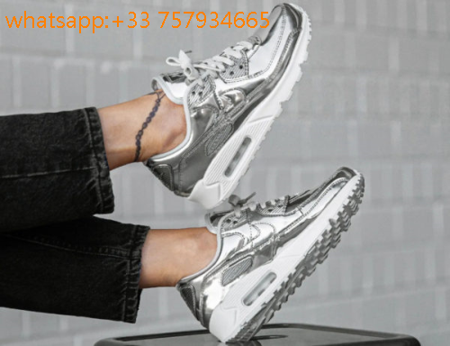air max argenté femme