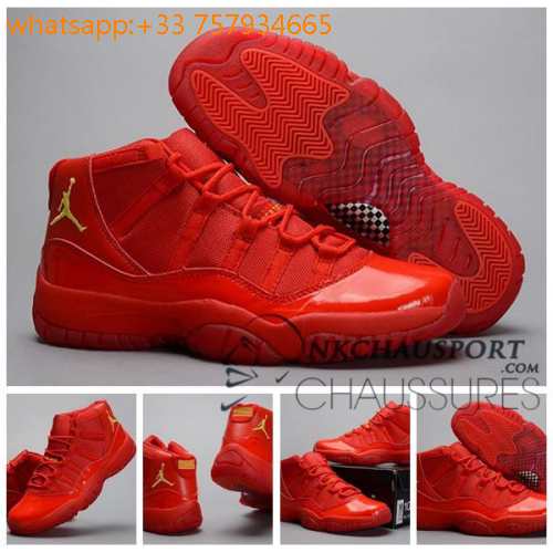 chaussure jordan rouge et noir