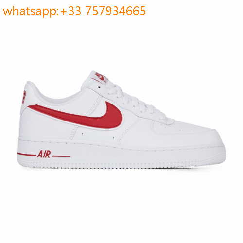 air force 1 rouge et blanche homme