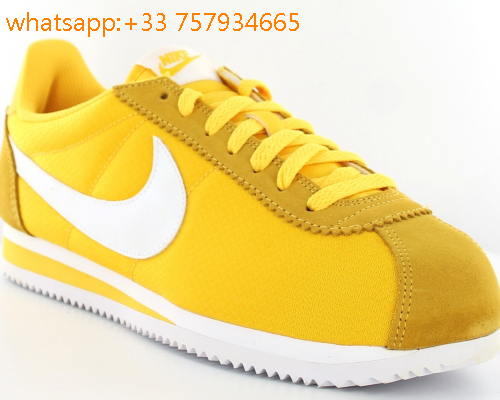 nike cortez jaune